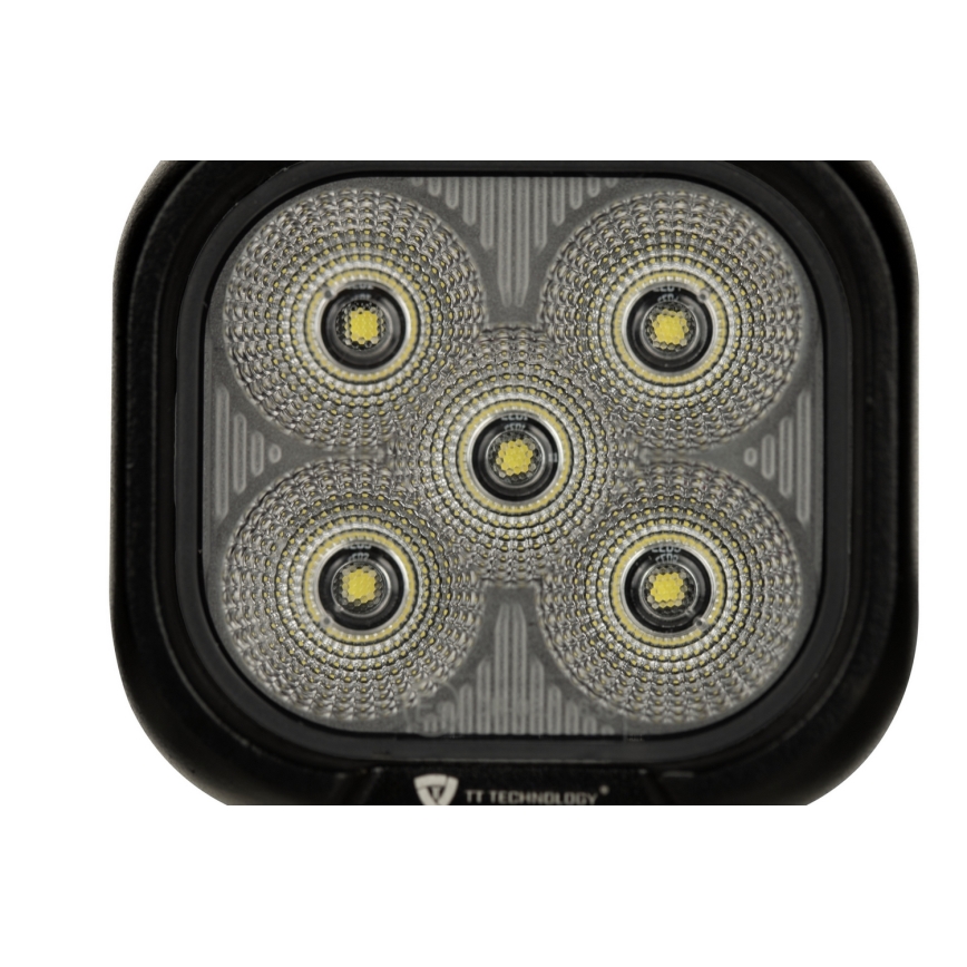 LED Oświetlenie punktowe do samochodu BLACK LED/50W/10-30V IP69 5700K kanciasty