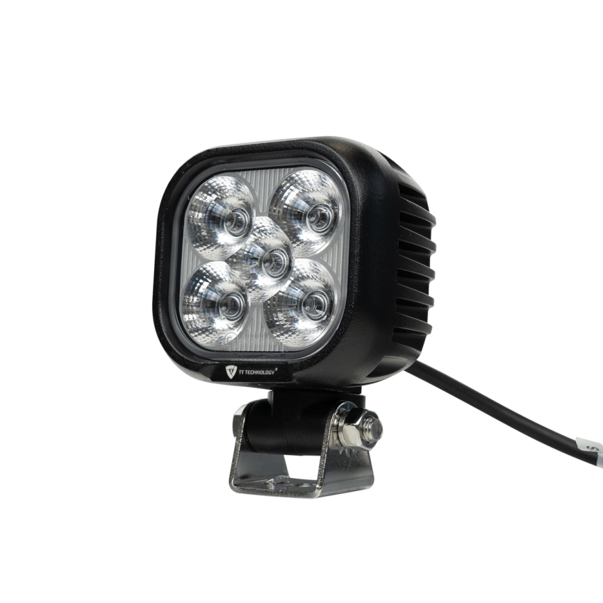 LED Oświetlenie punktowe do samochodu BLACK LED/50W/10-30V IP69 5700K kanciasty