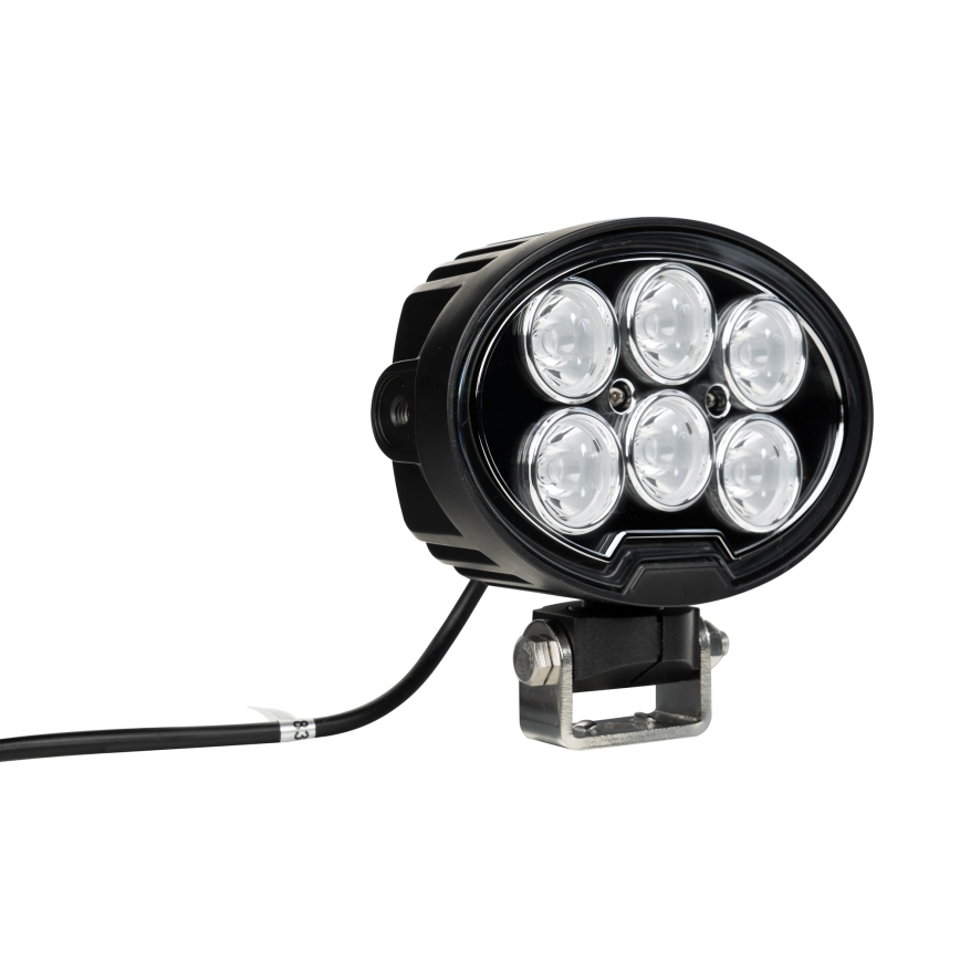 LED Oświetlenie punktowe do samochodu BLACK LED/60W/10-30V IP69 5700K owalny