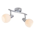 LED Oświetlenie punktowe DOXY 2xE14/4W/230V chrom błyszczący