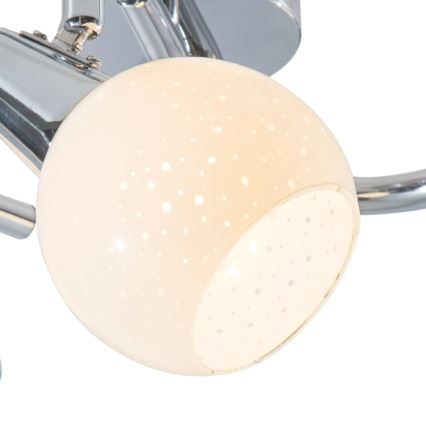 LED Oświetlenie punktowe DOXY 3xE14/4W/230V chrom błyszczący