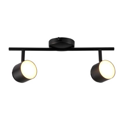 LED Oświetlenie punktowe KUBIK 2xLED/4,2W/230V czarne