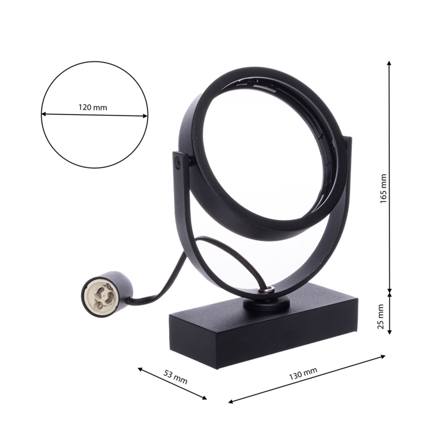 LED Oświetlenie punktowe LUGAR 1xAR111 - GU10/25W/230V