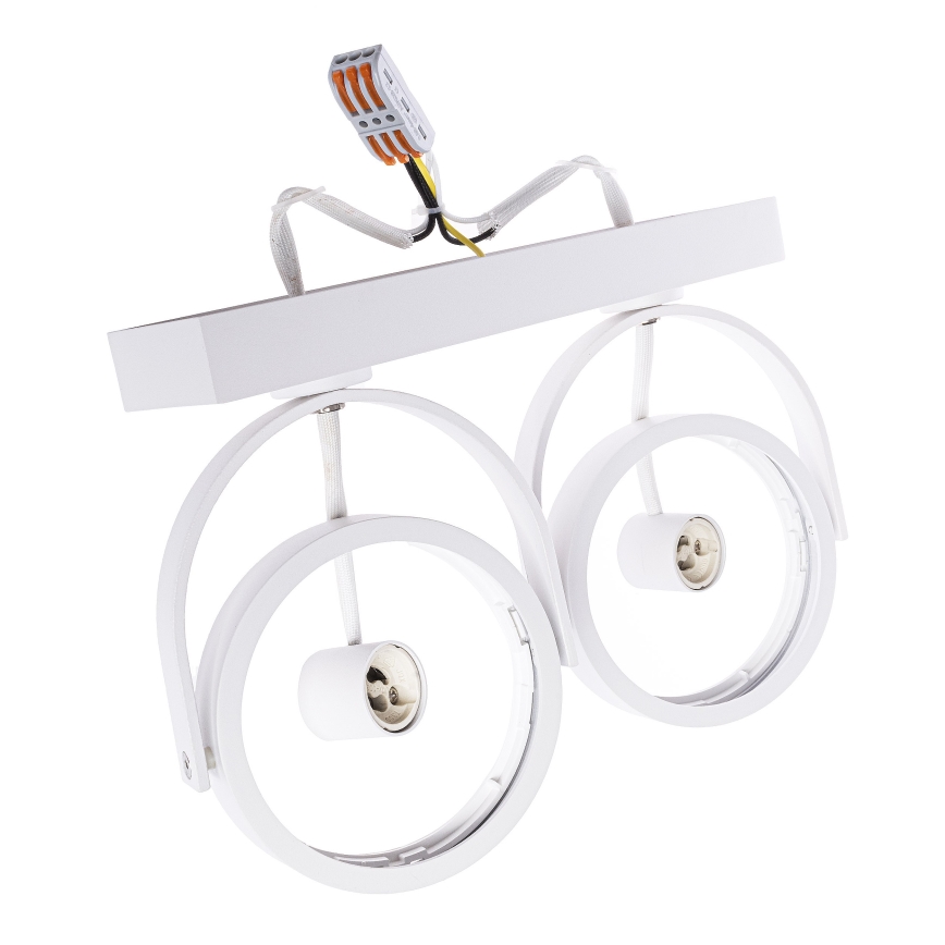LED Oświetlenie punktowe LUGAR 2xAR111 - GU10/25W/230V