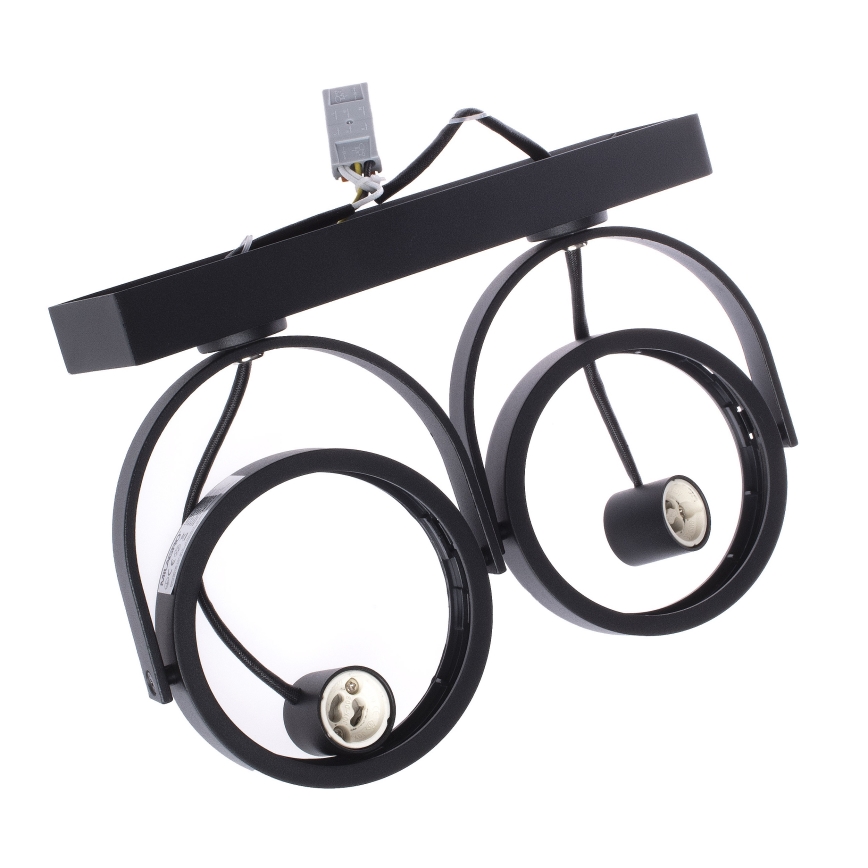 LED Oświetlenie punktowe LUGAR 2xAR111 - GU10/25W/230V
