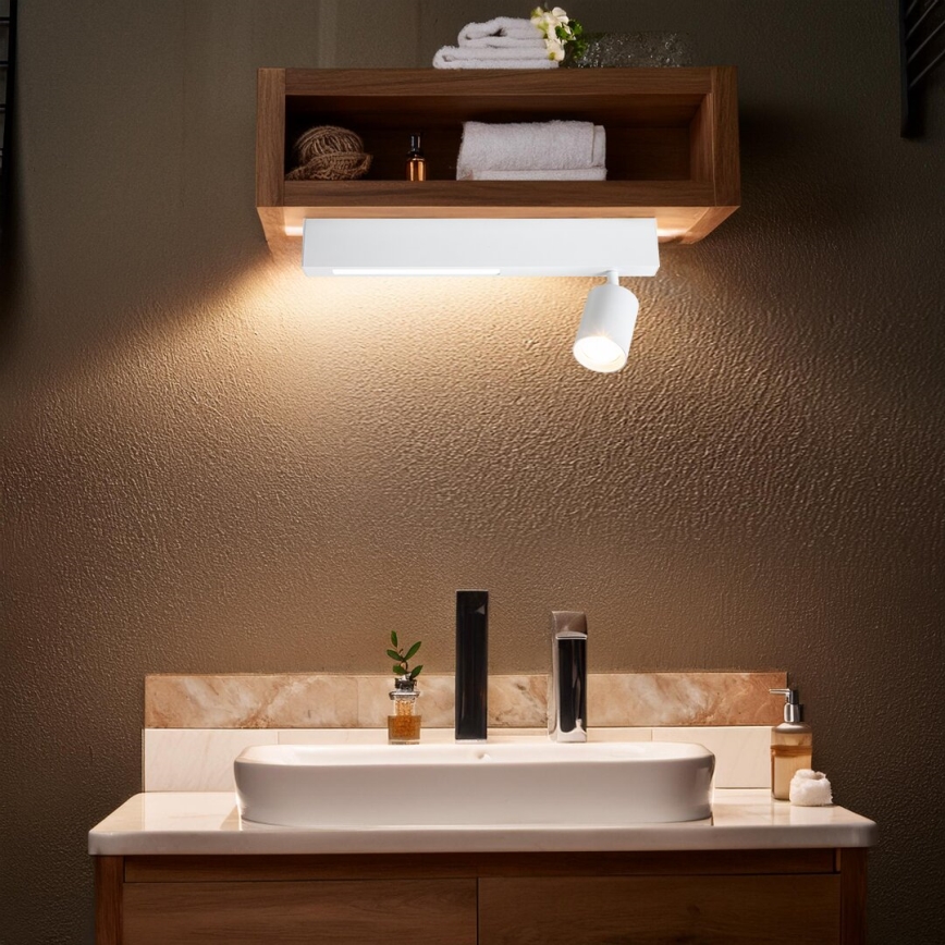 LED Oświetlenie punktowe MAGNET LED/5W/230V + 1xGU10/60W 3000/4000K biały
