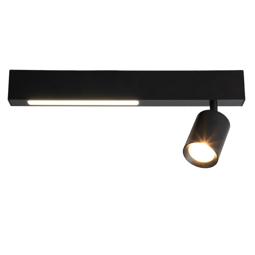 LED Oświetlenie punktowe MAGNET LED/5W/230V + 1xGU10/60W 3000/4000K czarny