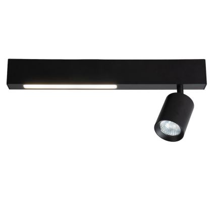 LED Oświetlenie punktowe MAGNET LED/5W/230V + 1xGU10/60W 3000/4000K czarny