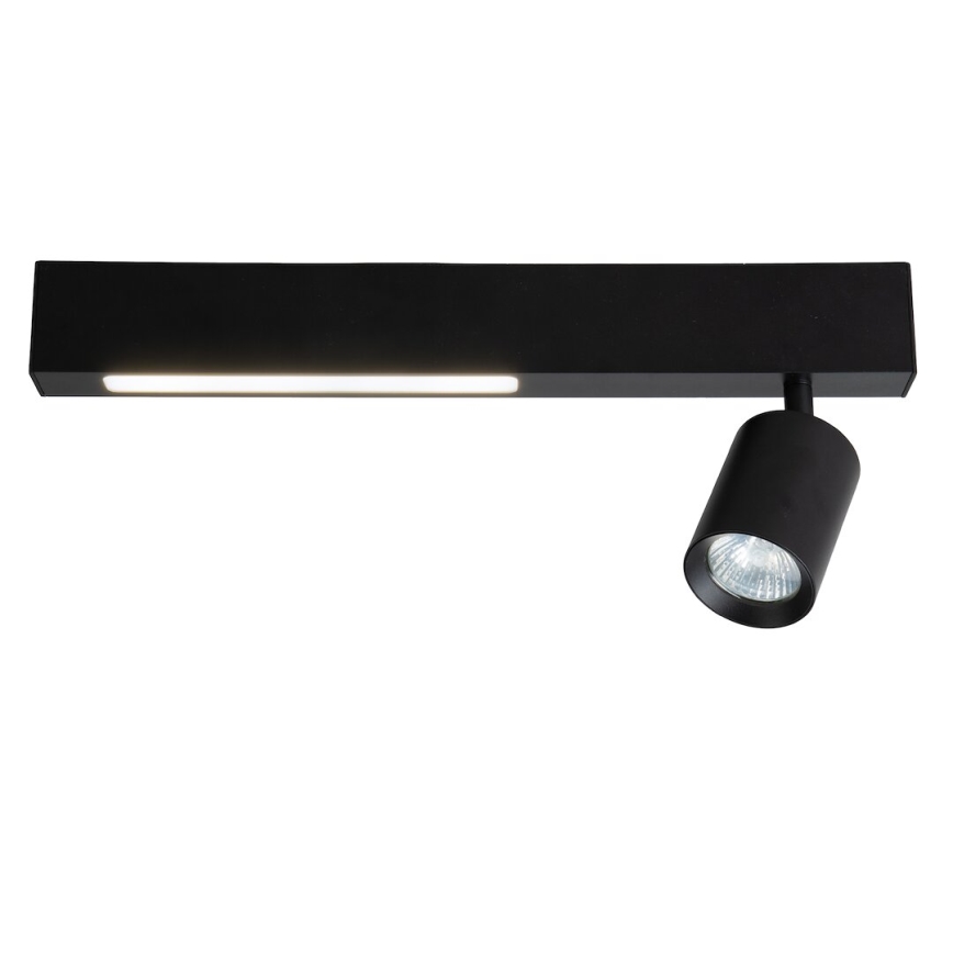 LED Oświetlenie punktowe MAGNET LED/5W/230V + 1xGU10/60W 3000/4000K czarny