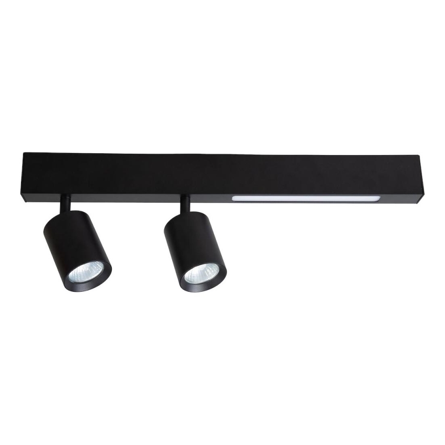 LED Oświetlenie punktowe MAGNET LED/5W/230V + 2xGU10/60W 3000/4000K czarny