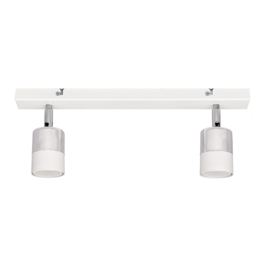 LED Oświetlenie punktowe TUBSSON 2xGU10/4,8W/230V biały/chrom błyszczący