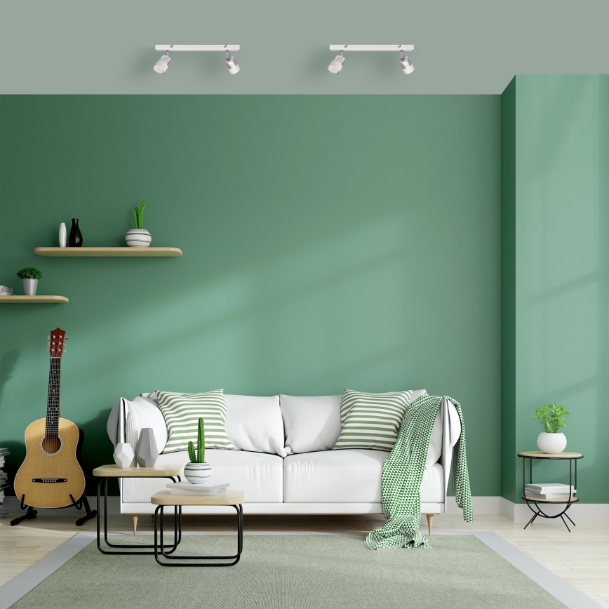 LED Oświetlenie punktowe TUBSSON 2xGU10/4,8W/230V biały/chrom błyszczący