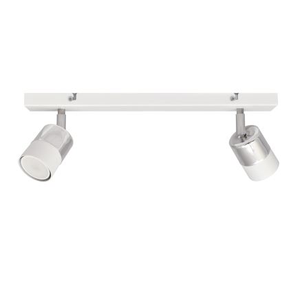 LED Oświetlenie punktowe TUBSSON 2xGU10/4,8W/230V biały/chrom błyszczący