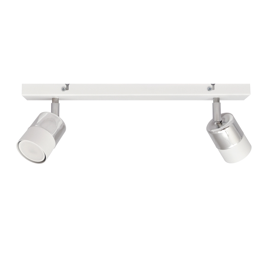 LED Oświetlenie punktowe TUBSSON 2xGU10/4,8W/230V biały/chrom błyszczący