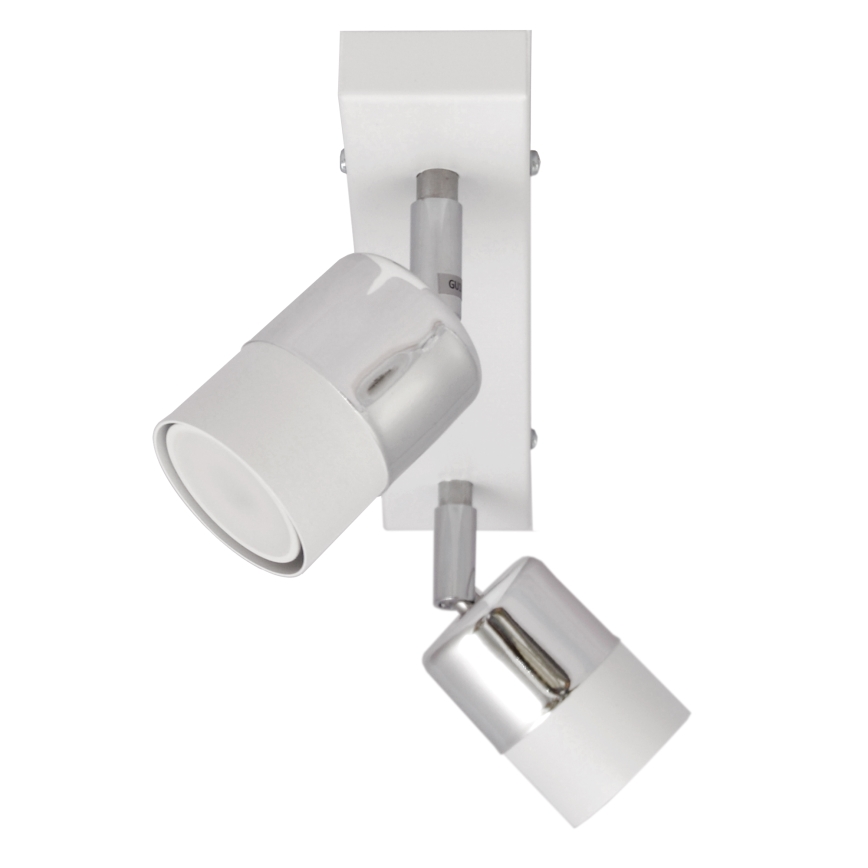 LED Oświetlenie punktowe TUBSSON 2xGU10/4,8W/230V biały/chrom błyszczący
