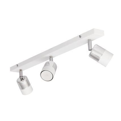 LED Oświetlenie punktowe TUBSSON 3xGU10/4,8W/230V biały/chrom błyszczący