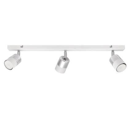 LED Oświetlenie punktowe TUBSSON 3xGU10/4,8W/230V biały/chrom błyszczący