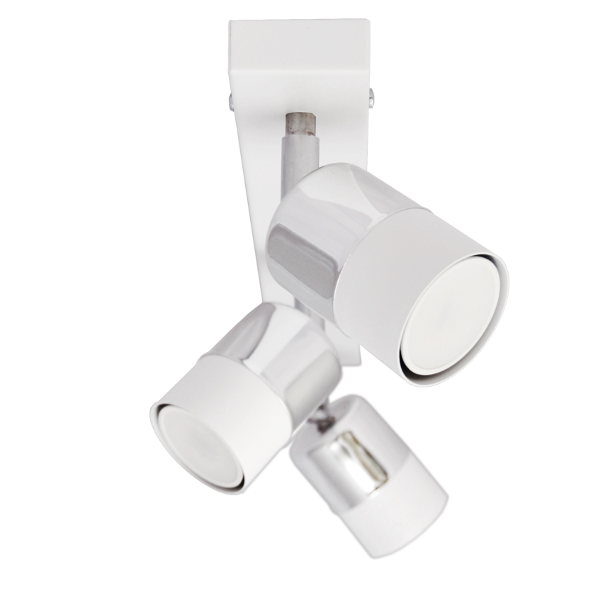 LED Oświetlenie punktowe TUBSSON 3xGU10/4,8W/230V biały/chrom błyszczący