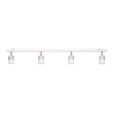 LED Oświetlenie punktowe TUBSSON 4xGU10/4,8W/230V biały/chrom błyszczący