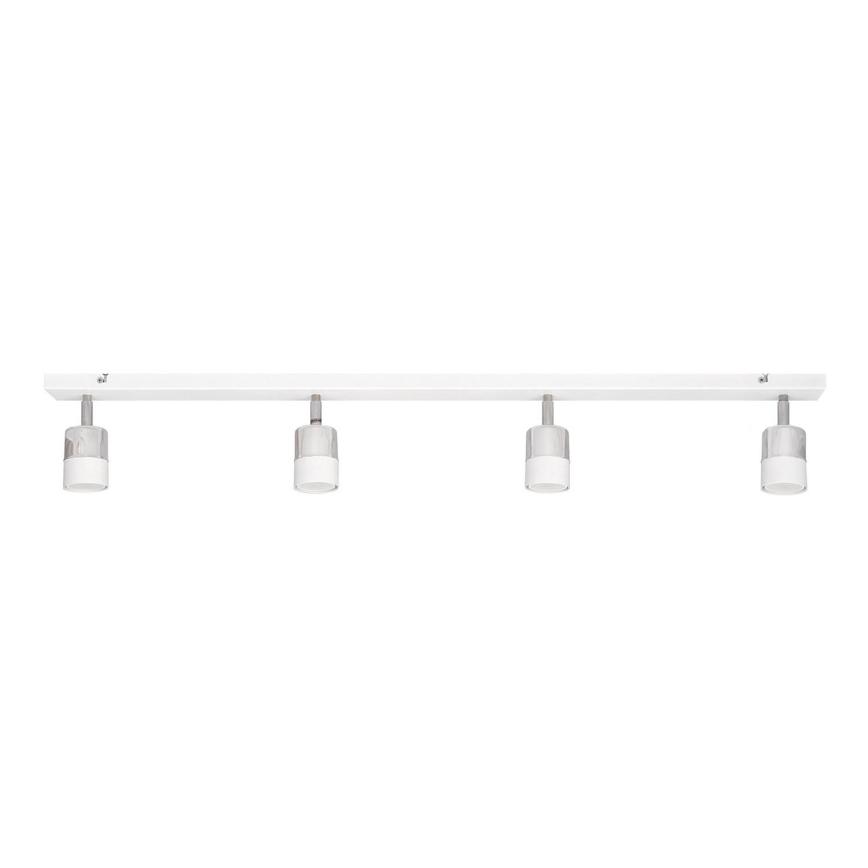 LED Oświetlenie punktowe TUBSSON 4xGU10/4,8W/230V biały/chrom błyszczący