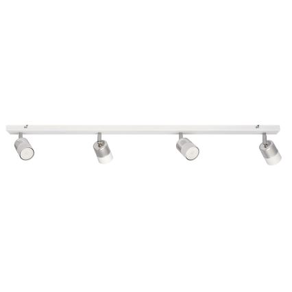 LED Oświetlenie punktowe TUBSSON 4xGU10/4,8W/230V biały/chrom błyszczący