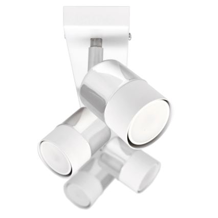LED Oświetlenie punktowe TUBSSON 4xGU10/4,8W/230V biały/chrom błyszczący