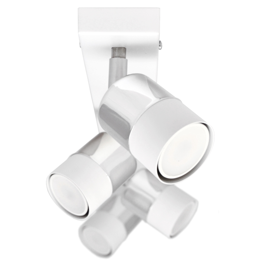 LED Oświetlenie punktowe TUBSSON 4xGU10/4,8W/230V biały/chrom błyszczący