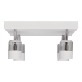 LED Oświetlenie punktowe TUBSSON 4xGU10/4,8W/230V biały/chrom błyszczący
