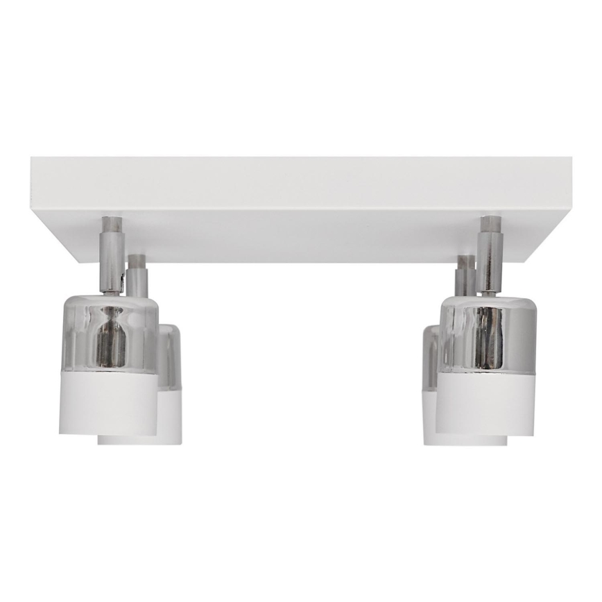 LED Oświetlenie punktowe TUBSSON 4xGU10/4,8W/230V biały/chrom błyszczący