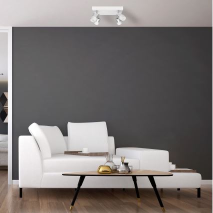 LED Oświetlenie punktowe TUBSSON 4xGU10/4,8W/230V biały/chrom błyszczący