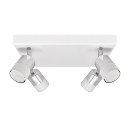 LED Oświetlenie punktowe TUBSSON 4xGU10/4,8W/230V biały/chrom błyszczący