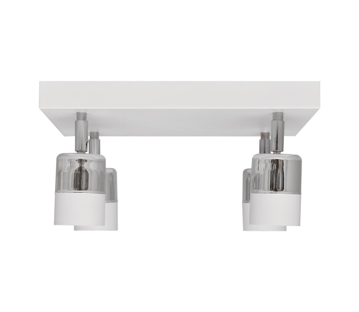 LED Oświetlenie punktowe TUBSSON 4xGU10/4,8W/230V biały/chrom błyszczący