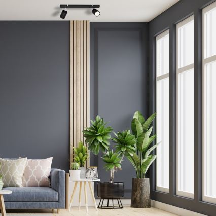 LED Oświetlenie punktowe TUNE 2xGU10/4,8W/230V czarny