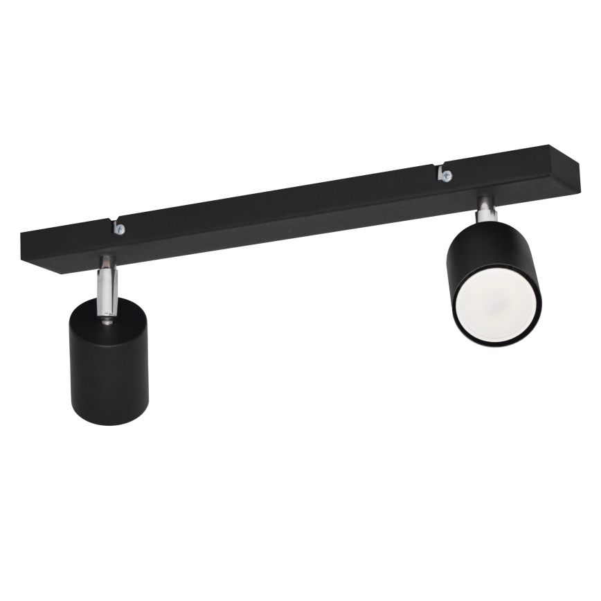 LED Oświetlenie punktowe TUNE 2xGU10/4,8W/230V czarny