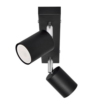 LED Oświetlenie punktowe TUNE 2xGU10/4,8W/230V czarny