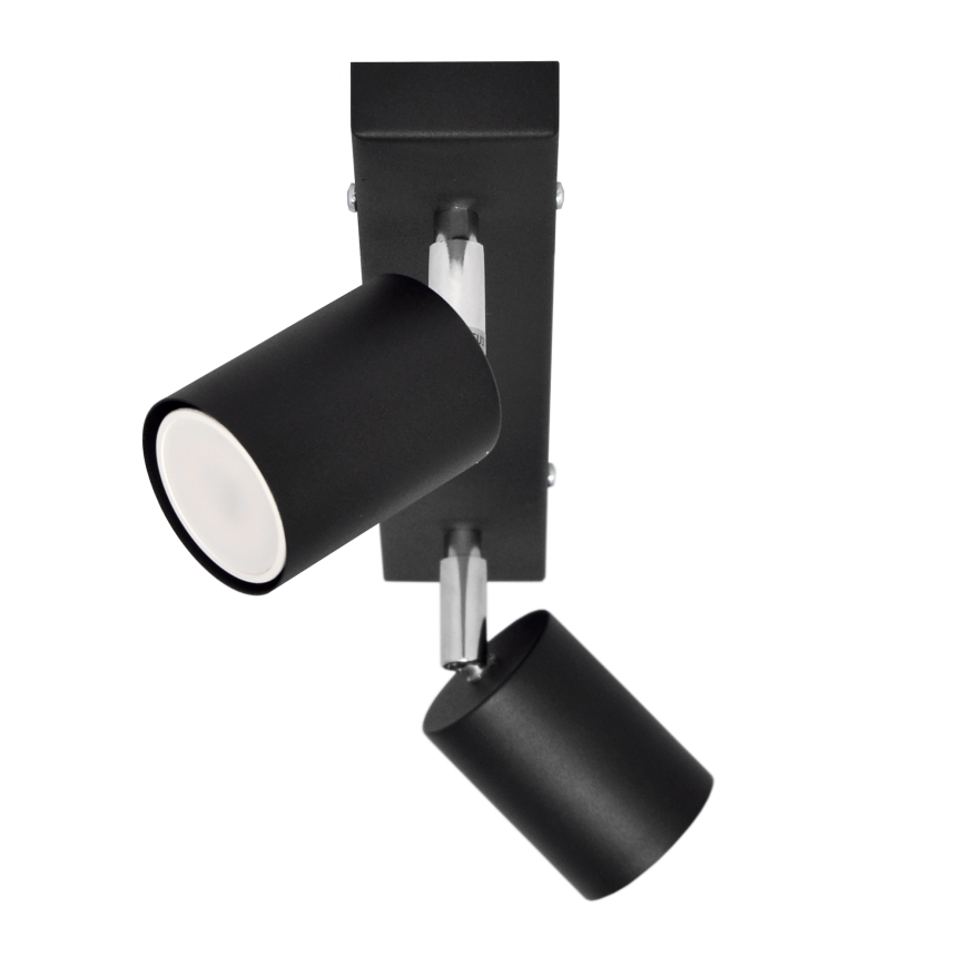 LED Oświetlenie punktowe TUNE 2xGU10/4,8W/230V czarny