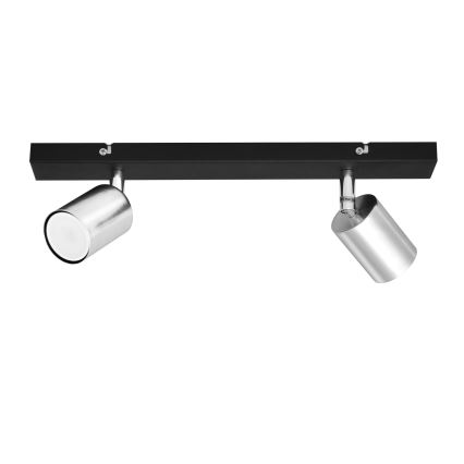 LED Oświetlenie punktowe TUNE 2xGU10/4,8W/230V matowy chrom/czarne