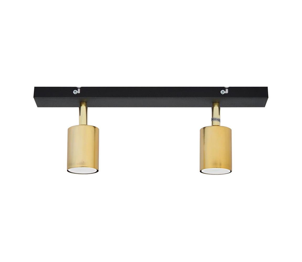 LED Oświetlenie punktowe TUNE 2xGU10/4,8W/230V złoty/czarny