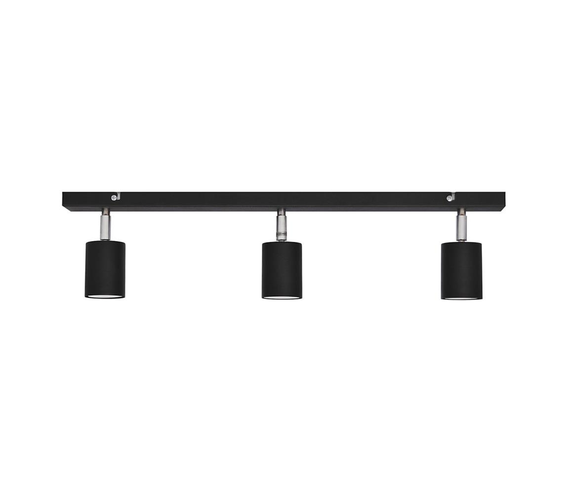 LED Oświetlenie punktowe TUNE 3xGU10/4,8W/230V czarny
