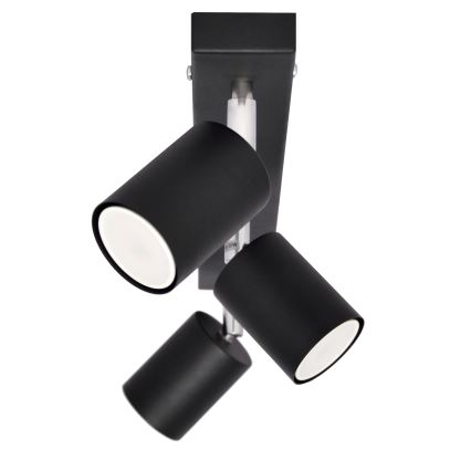 LED Oświetlenie punktowe TUNE 3xGU10/4,8W/230V czarny