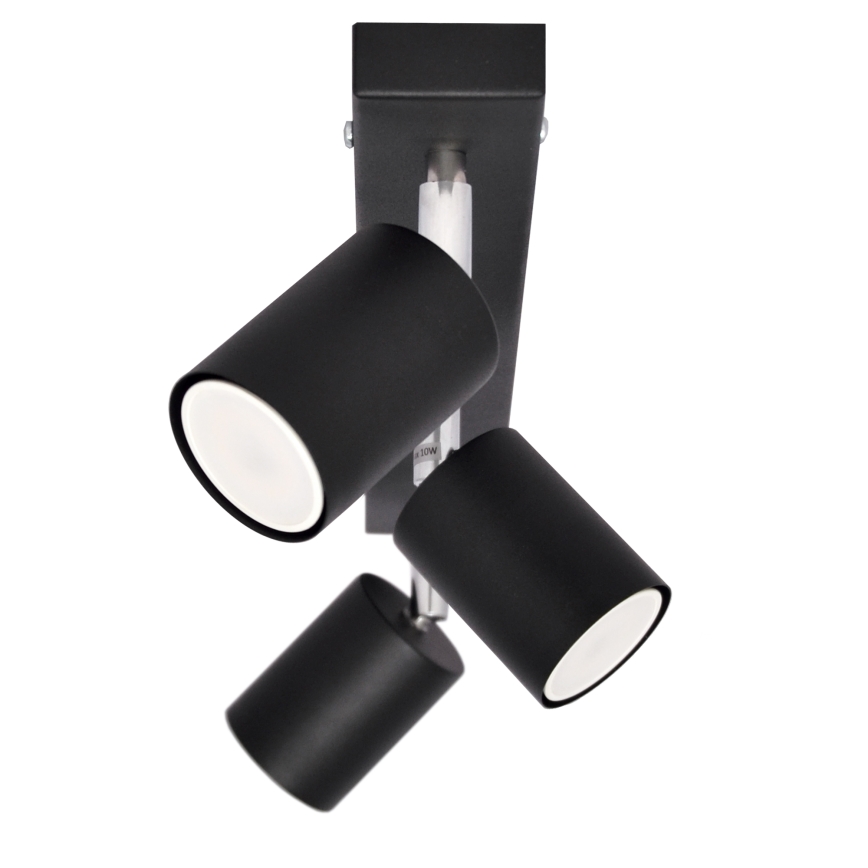 LED Oświetlenie punktowe TUNE 3xGU10/4,8W/230V czarny
