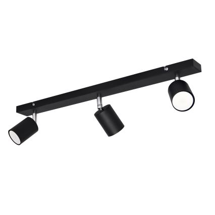 LED Oświetlenie punktowe TUNE 3xGU10/4,8W/230V czarny