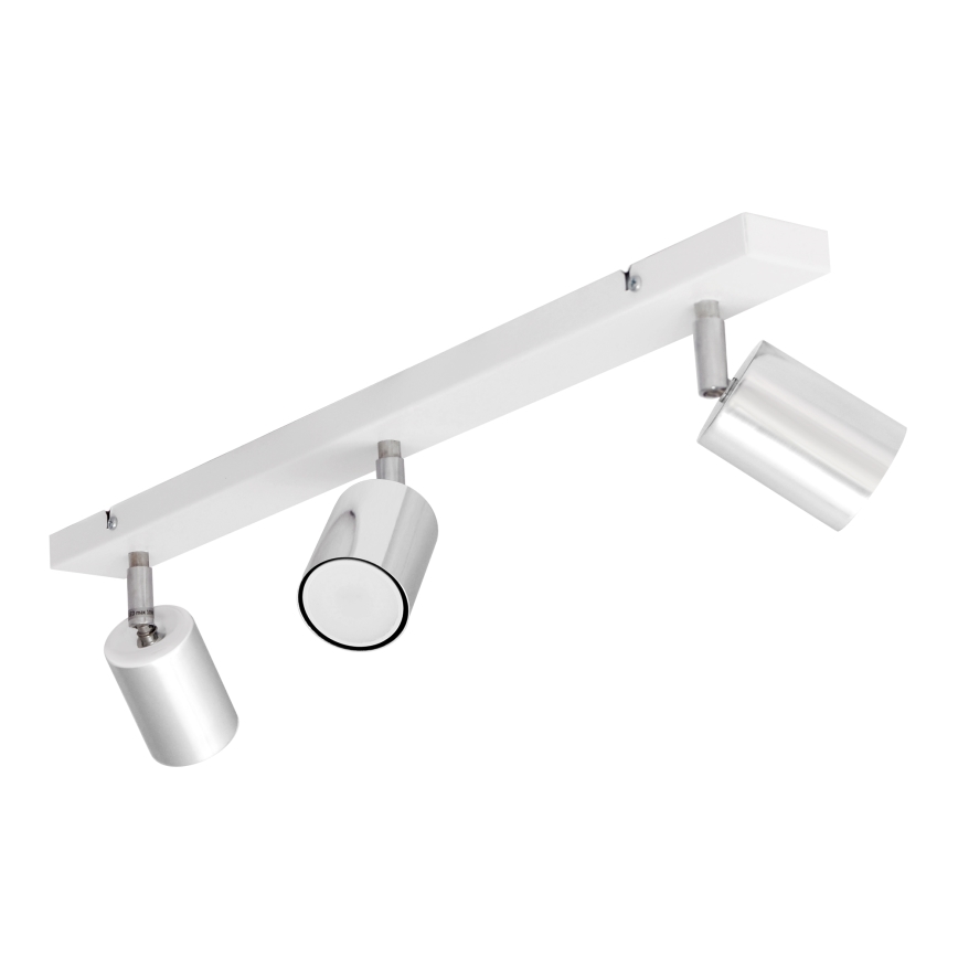 LED Oświetlenie punktowe TUNE 3xGU10/4,8W/230V matowy chrom/białe