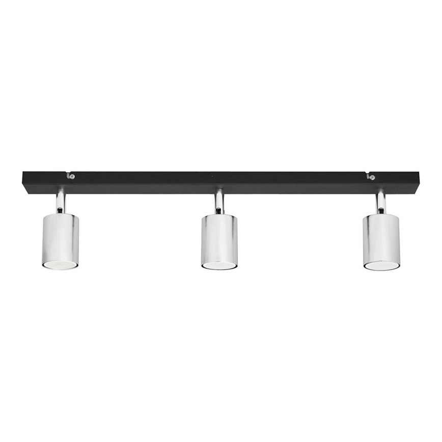 LED Oświetlenie punktowe TUNE 3xGU10/4,8W/230V matowy chrom/czarne