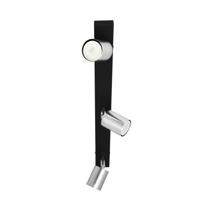 LED Oświetlenie punktowe TUNE 3xGU10/4,8W/230V matowy chrom/czarne