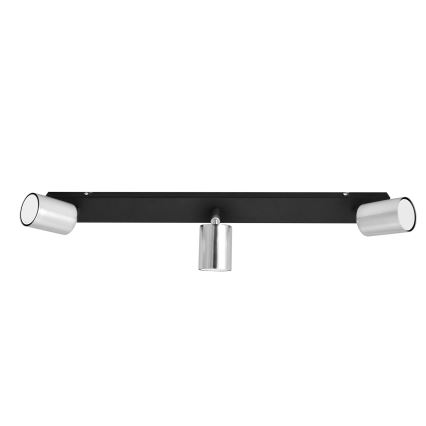 LED Oświetlenie punktowe TUNE 3xGU10/4,8W/230V matowy chrom/czarne