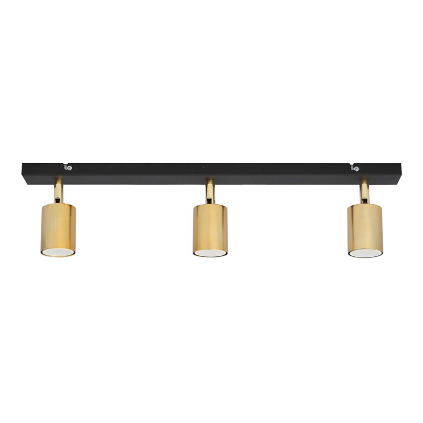 LED Oświetlenie punktowe TUNE 3xGU10/4,8W/230V złoty/czarny