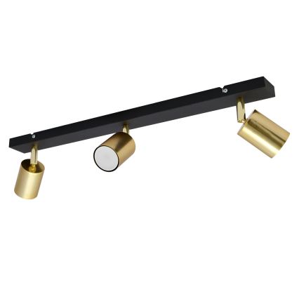 LED Oświetlenie punktowe TUNE 3xGU10/4,8W/230V złoty/czarny