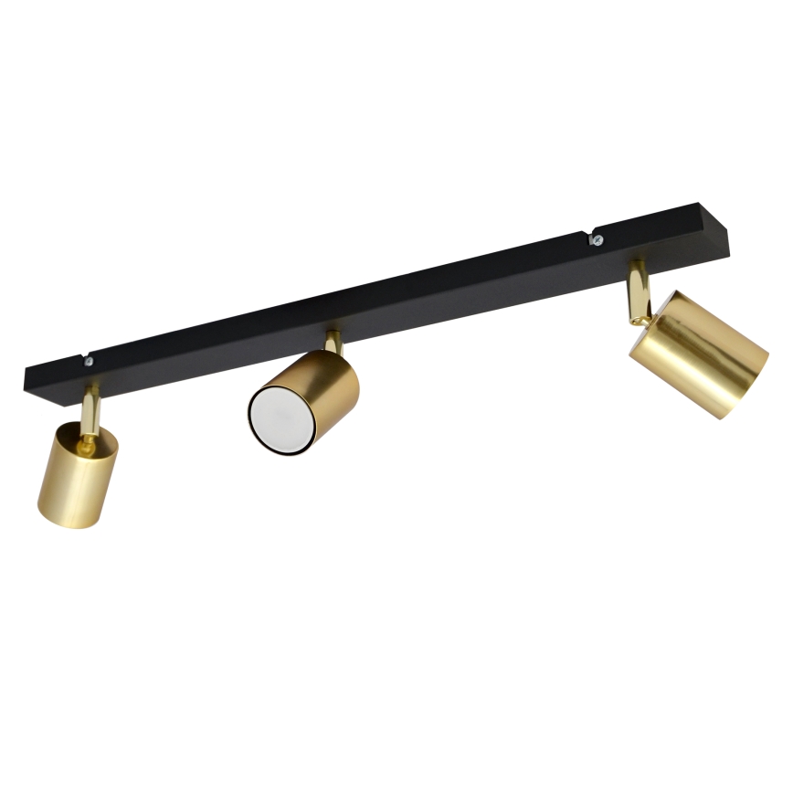 LED Oświetlenie punktowe TUNE 3xGU10/4,8W/230V złoty/czarny
