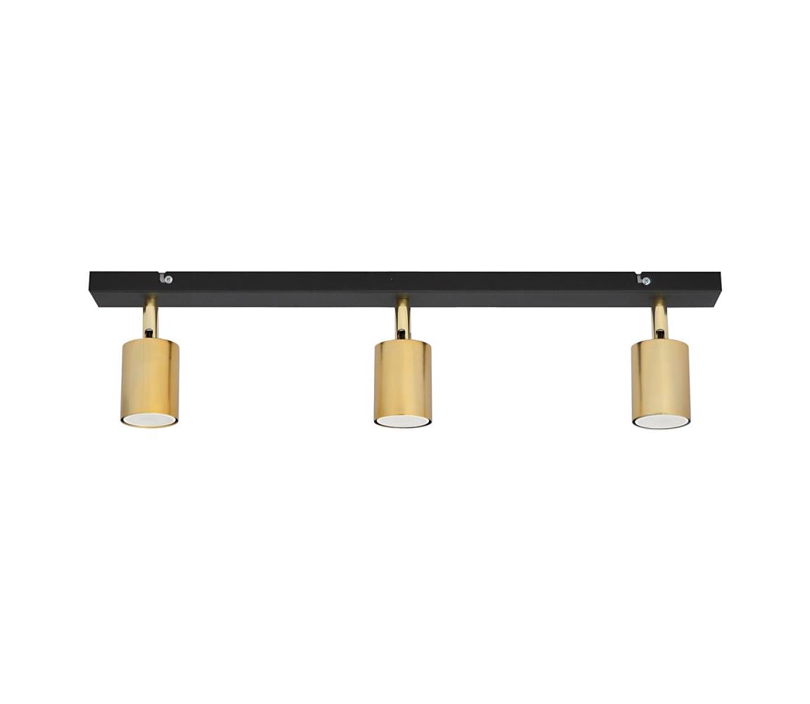LED Oświetlenie punktowe TUNE 3xGU10/4,8W/230V złoty/czarny